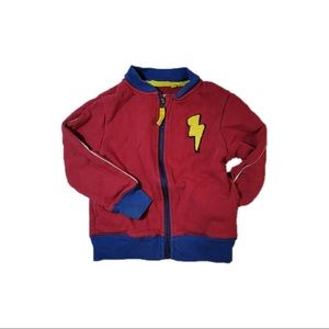Mini Boden Lightning Zip-Up